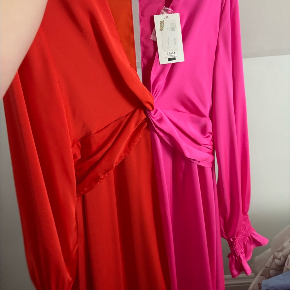 Red And Pink Dress